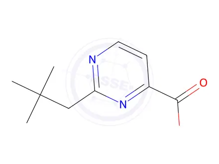 Chemical structure of 2-(2,2-Dimethylpropyl)pyrimidine-4-carboxylic Acid