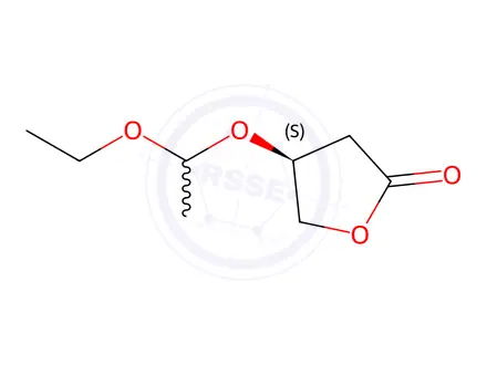 Chemical structure of (3S)-3-(1-ETHOXYETHOXY)-GAMMA-BUTYROLACTONE