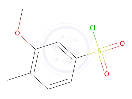 Chemical structure of 3-methoxy-4-methylbenzene-1-sulfonyl chloride(WX192216)