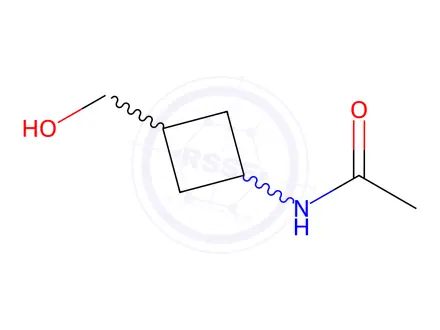 Chemical structure of N-((1s,3s)-3-(hydroxymethyl)cyclobutyl)acetamide