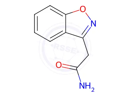 Chemical structure of 1,2-Benzisoxazole-3-acetamide