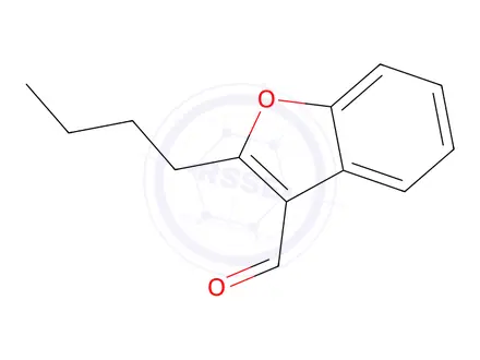 Chemical structure of 2-Butyl-1-benzofuran-3-carbaldehyde
