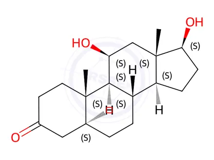 Chemical structure of 11β-Hydroxydihydrotestosterone