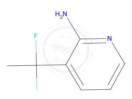 Chemical structure of 3-(1,1-Difluoroethyl)pyridin-2-amine