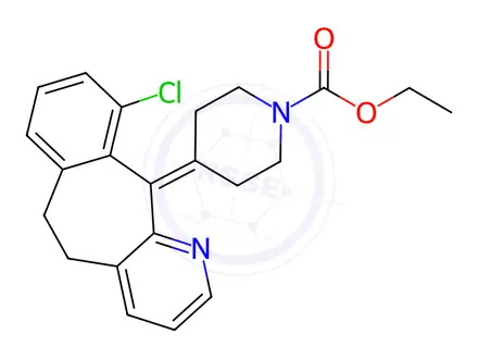 Chemical structure of 8-Dechloro-10-chloro Loratadine