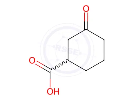 Chemical structure of Cyclohexanone-3-carboxylic acid Solution in Acetonitrile
