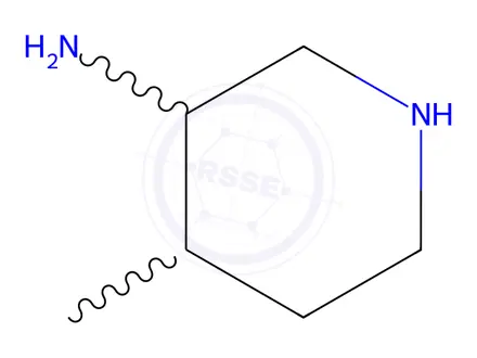Chemical structure of 4-methylpiperidin-3-amine