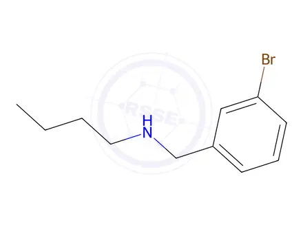 Chemical structure of N-(3-Bromobenzyl)-1-butanamine hydrochloride