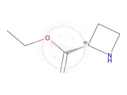 Chemical structure of (S)-Azetidine-2-carboxylic acid ethyl esterHydrochloride