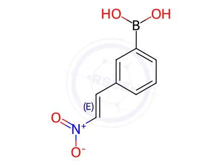 Chemical structure of (E)-(3-(2-Nitrovinyl)phenyl)boronic Acid