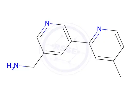 Chemical structure of (4-Methyl-[2,3'-bipyridin]-5'-yl)methanamine