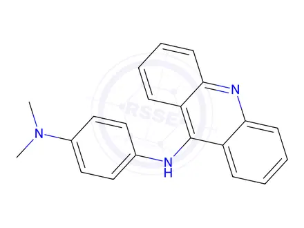 Chemical structure of N-[4-(Dimethylamino)phenyl]-9-acridinamine