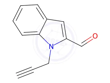 Chemical structure of 1-(Prop-2-yn-1-yl)-1H-indole-2-carbaldehyde