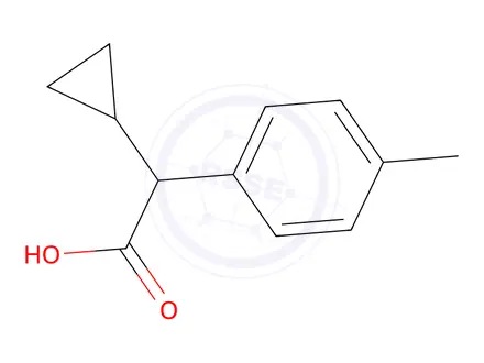 Chemical structure of 2-Cyclopropyl-2-(p-tolyl)acetic acid