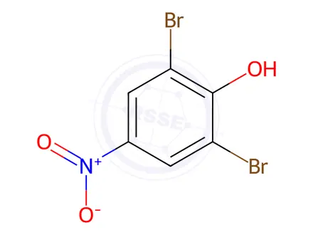 Chemical structure of 2,6-Dibromo-4-nitrophenol