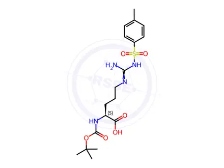 Chemical structure of Boc-Arg(Tos)-OH