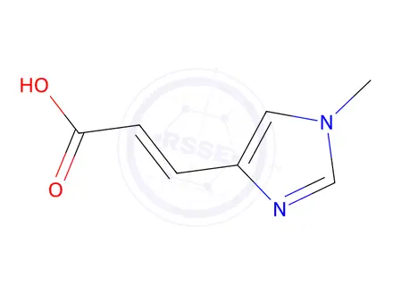 Chemical structure of 3-(1-Methyl-1H-imidazol-4-yl)acrylic acid