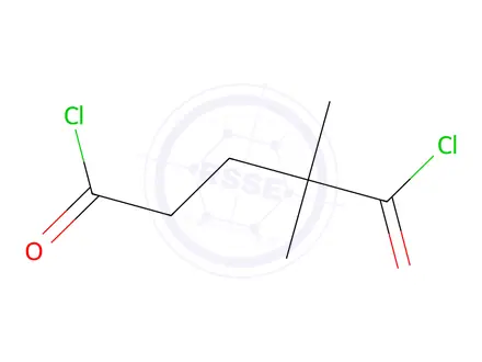 Chemical structure of PENTANEDIOYL DICHLORIDE,2,2-DIMETHYL-