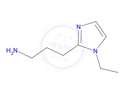 Chemical structure of 3-(1-Ethyl-1h-imidazol-2-yl)propan-1-amine
