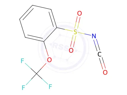 Chemical structure of 2-(Trifluoromethoxy)benzenesulphonyl isocyanate