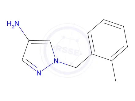 Chemical structure of 1-(2-METHYL-BENZYL)-1H-PYRAZOL-4-YLAMINE DIHYDROCHLORIDE