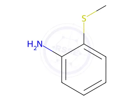 Chemical structure of 2-(Methylthio)aniline