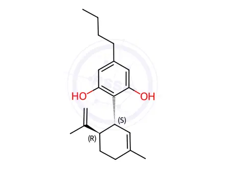 Chemical structure of Cannabidiol-Impurity B