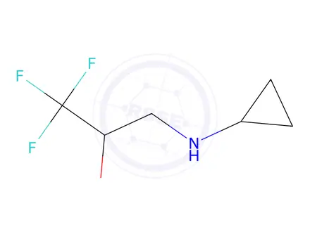Chemical structure of 3-(cyclopropylamino)-1,1,1-trifluoropropan-2-ol