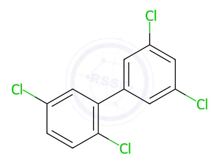 Chemical structure of 2,3',5,5'-Tetrachlorobiphenyl