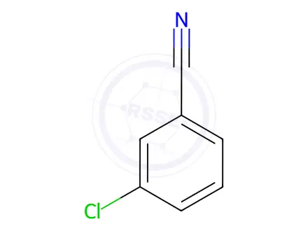 Chemical structure of 3-Chlorobenzonitrile