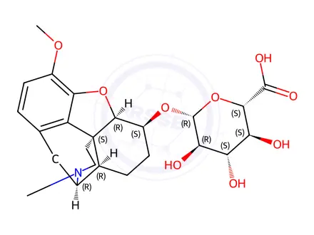 Chemical structure of Dihydrocodeine 6-O-b-D-Glucuronide