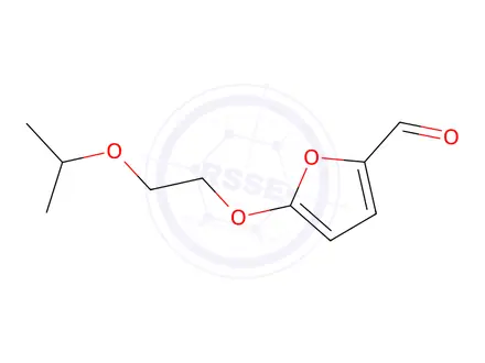 Chemical structure of 5-(2-Isopropoxyethoxy)furan-2-carbaldehyde