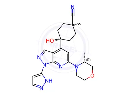 Chemical structure of Camonsertib Impurity 45