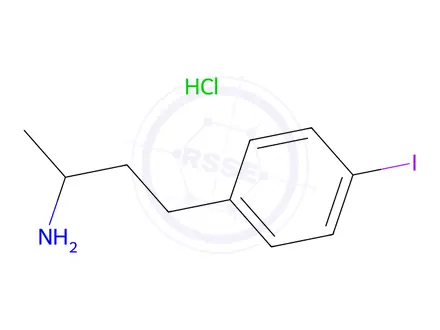 Chemical structure of 4-(4-iodophenyl)butan-2-amine hydrochloride