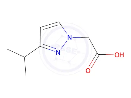 Chemical structure of 2-(3-ISOPROPYL-1H-PYRAZOL-1-YL)ACETIC ACID