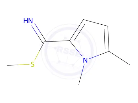 Chemical structure of Methyl 1,5-dimethyl-1H-pyrrole-2-carbimidothioate