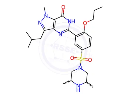 Chemical structure of Aildenafil Citrate Impurity 84