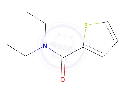 Chemical structure of N,N-diethylthiophene-2-carboxamide