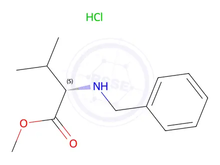 Chemical structure of Methyl benzyl-L-valinate hydrochloride