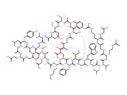 Chemical structure of Semaglutide impurity 49