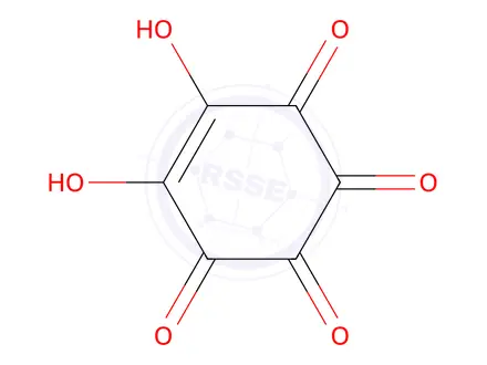 Chemical structure of 5,6-Dihydroxycyclohex-5-ene-1,2,3,4-tetraone