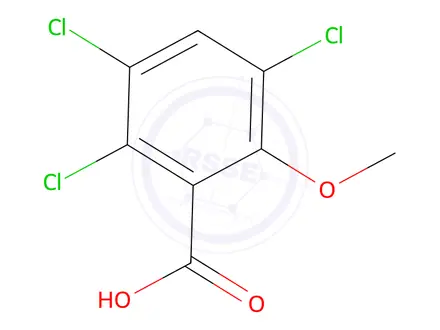 Chemical structure of Tricamba