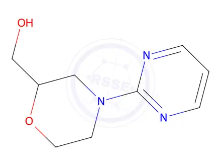 Chemical structure of [4-(pyrimidin-2-yl)morpholin-2-yl]methanol