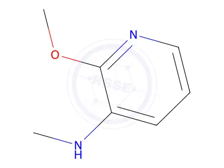 Chemical structure of 2-methoxy-N-methylpyridin-3-amine