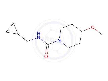 Chemical structure of n-(Cyclopropylmethyl)-4-methoxypiperidine-1-carboxamide