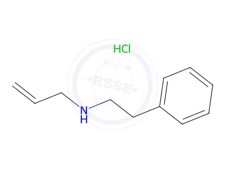 Chemical structure of (2-Phenylethyl)(prop-2-en-1-yl)amine hydrochloride