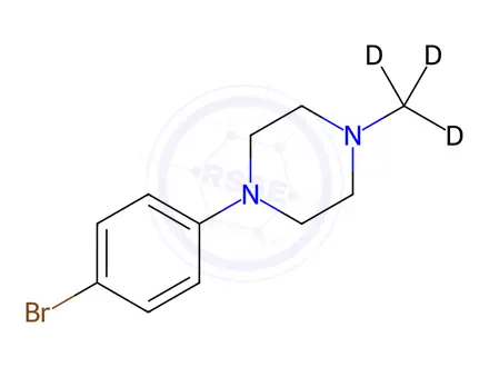 Chemical structure of 1-[4-BROMOPHENYL)-4-(METHYL-D3)PIPERAZINE