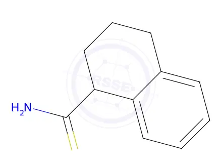 Chemical structure of 1,2,3,4-Tetrahydro-naphthalene-1-carbothioic Acid amide