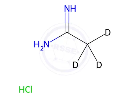 Chemical structure of Acetamidine-d3 Hydrochloride