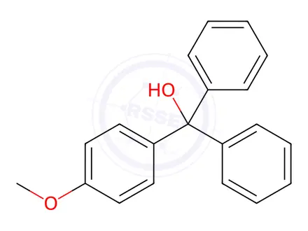 Chemical structure of 4-Methoxytrityl alcohol